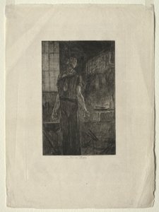 El ahorcamiento de Levallois-Perret, c. 1880 de Félicien Rops