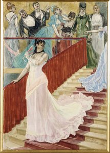 El paseo, 1877 de Félicien Rops