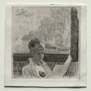 Joven Mujer de Félicien Rops