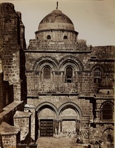 Álbum Palestina 1887: la basílica del Santo Sepulcro en Jerusalén de Félix Bonfils