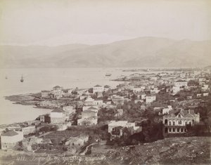 Beirut. Vista del colegio americano de Félix Bonfils