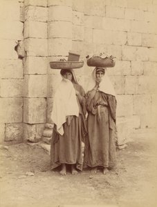 Mujeres de Siloé, Palestina de Félix Bonfils