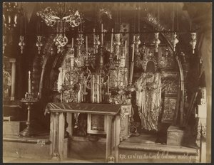 XII y XIII estaciones, Calvario, altar griego de Félix Bonfils