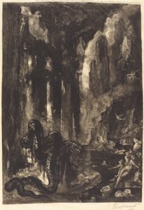 Sin título (¿El sueño del Mogul?) de Félix Bracquemond after Gustave Moreau