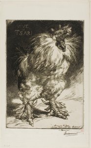 ¡Viva el Zar! de Félix Henri Bracquemond