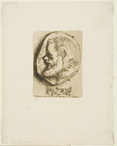 Retrato de perfil de Charles Meryon de Félix Henri Bracquemond