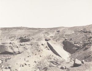 Asuán, Canteras de Granito - Antiguo Sistema de Extracción, 1851-52, impreso 1853-54