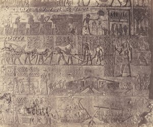 El-Kab éléthya, Arquitectura Hipogénea - Tumba de Phapé - Escultura de Félix Teynard