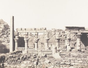 Isla de Fileh Filé, edificio del sur y parte de la columnata occidental, 1851-52, impreso 1853-54