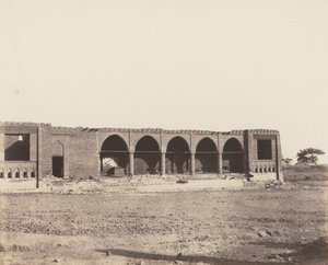 Syout, Caravasar en Ruinas, 1851-52, impreso 1853-54 de Félix Teynard