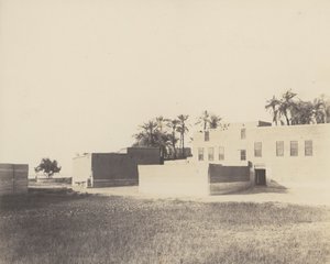 Syout, Habitaciones Árabes en la Orilla del Nilo de Félix Teynard