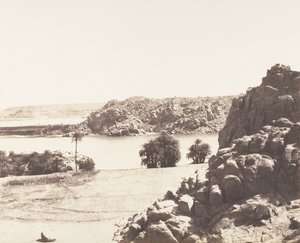 Tâfah, Rocas Graníticas en las orillas del Nilo de Félix Teynard