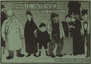 Portada del álbum "Paris Intense" de Félix Vallotton