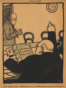 Crímenes y Castigos XV, 772: La una y diez de Félix Vallotton