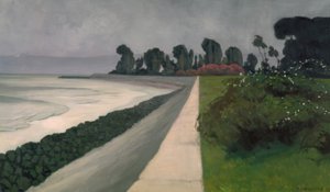 El mar en Honfleur de Félix Vallotton
