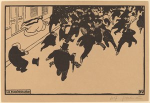 La manifestación de Félix Vallotton