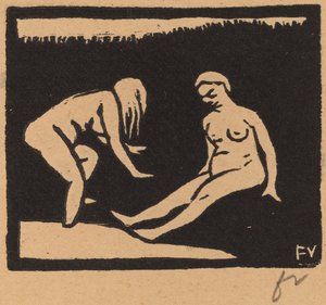 Saliendo del Agua de Félix Vallotton