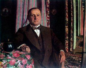 Retrato de Georg E. Haasen de Félix Vallotton