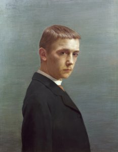 Autorretrato de Félix Vallotton a los veinte años de Félix Vallotton
