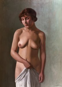 Joven de pie de Félix Vallotton