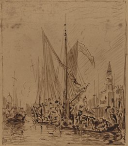 Barcos y góndolas frente a la Piazza San Marco