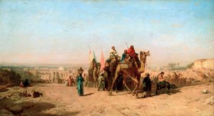 Caravana, 1860 de Félix Ziem
