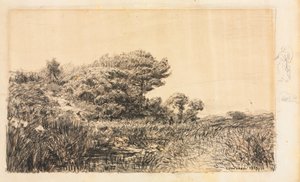 Borde del pantano en Couronne, 1863 de Félix Ziem