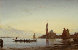 El Gran Canal, Venecia de Félix Ziem