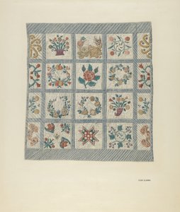 Colcha de la Amistad de Flora G. Guerra