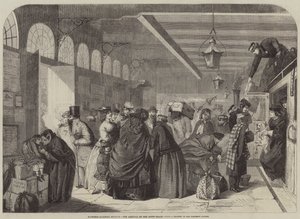 Estación de Ferrocarril de Hastings, la Llegada del Tren de Bajada de Florence Claxton