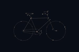 Constelación de bicicletas de Florent Bodart