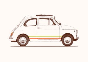 Cinquecento, 2023 (lápiz y digital)
