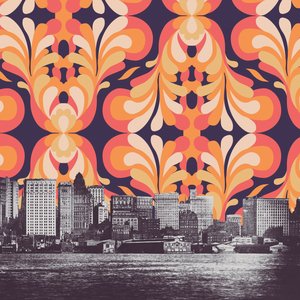 Cielo colorido sobre Nueva York de Florent Bodart