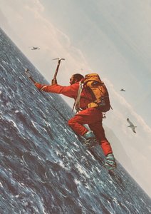 El alpinista, 2021 (collage)