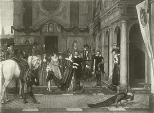 María de Médici en la casa de Rubens