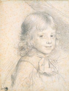 Retrato de Philippe de Savoie como niño, 1660s-1670s de Florent de La Mare Richart