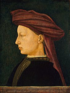 Retrato de perfil de un joven