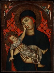 La Virgen y el Niño, finales del siglo XIII de Florentine School