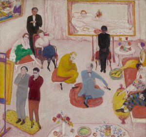 Fiesta de estudio (tarde) de Florine Stettheimer