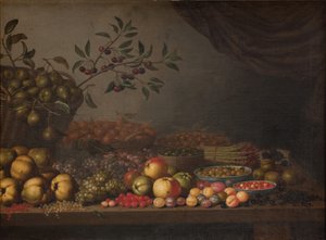 Cesta de frutas de Floris Gerritsz van Schooten