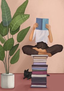 Un momento acogedor para leer