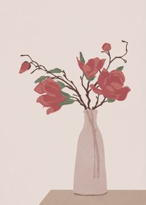 Elegante jarrón Magnolia de Flow Line