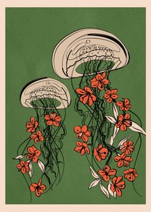 Medusa floral flotante de Flow Line
