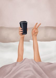 Café matutino y tranquilidad