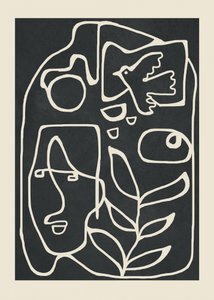 Dibujos lineales tranquilos de Flow Line