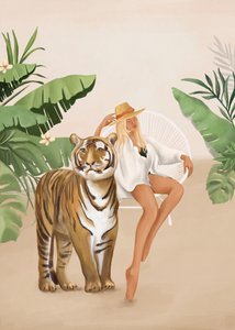 La mujer del tigre tropical