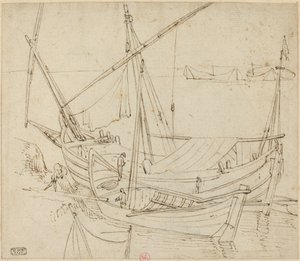 Barcos de Follower of Agostino Tassi