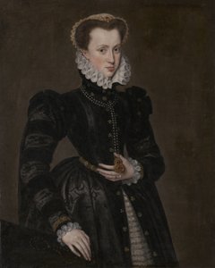 Retrato de una dama de la corte de Follower of Antonis Mor