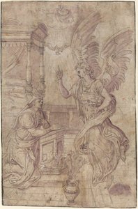 La Anunciación de Follower of Frans Floris I