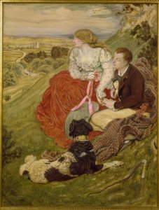 El sueño de Byron de Ford Madox Brown